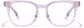 Front view of Square Glasses P4471517 in Lilac thumbnail