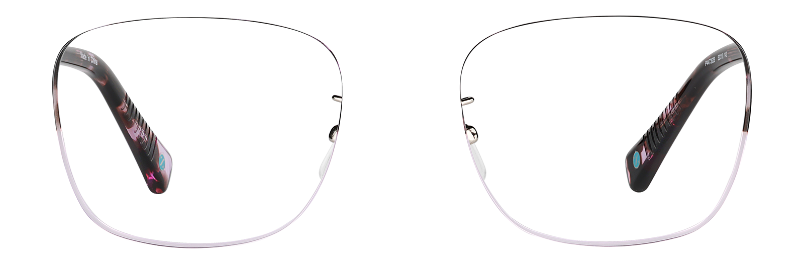 Lavender Tortoiseshell Rectangle Glasses #P4473639 | Zenni Optical