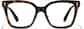 Front view of Square Glasses P4474125 in Tortoiseshell thumbnail