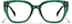 Cat-eye Glasses P4474324 in Transparent Green