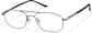 Angle view of Aviator Glasses P451312 in Gray thumbnail