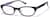 Angle view of Oval Glasses P487217 in Eggplant thumbnail