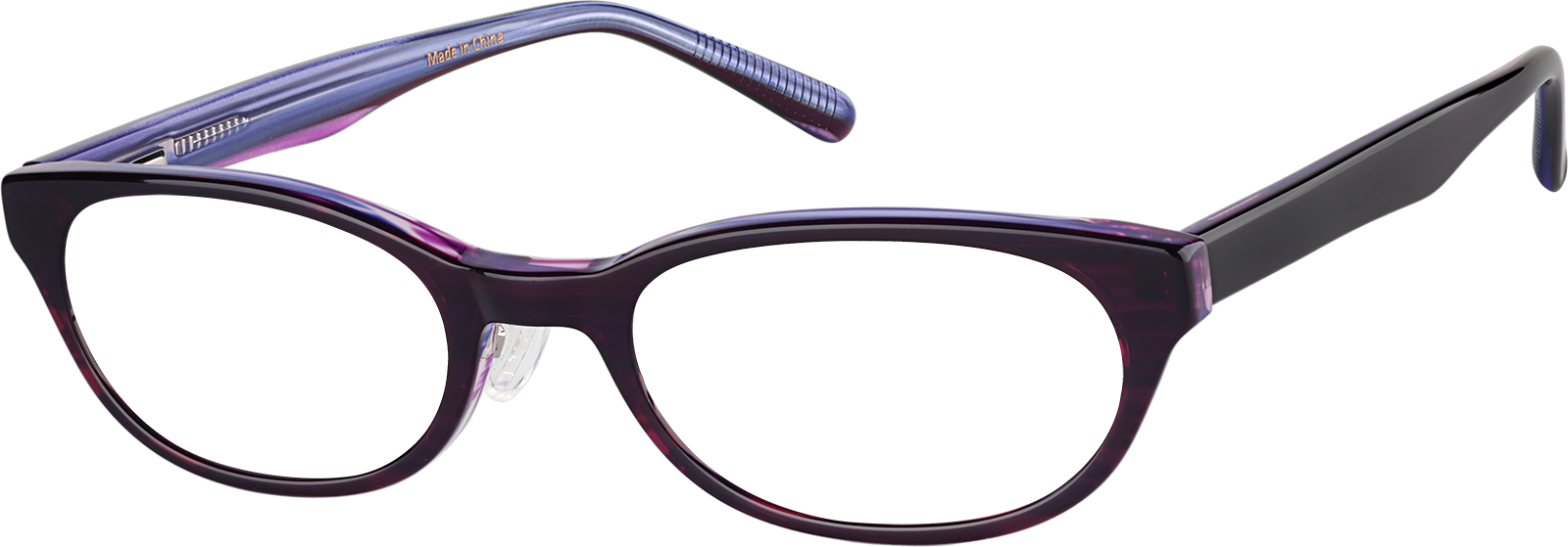Eggplant Oval Glasses #P487217 | Zenni Optical