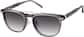 Angle view of Square Clip-on Sunglasses P503212 in Transparent Gray thumbnail