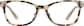 Front view without clip-on of Lentes de Sol rectangulares con lentes con clip P503835 in Carey thumbnail