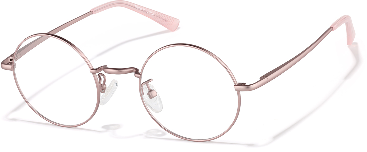 Mad in Italy Orlando G02 Round Eyeglasses Rose Gold Grey Geometric Frames Mad in Italy Orlando Eyeglasses | FREE Shipping main image 4