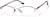 Angle view of Oval Glasses P557918 in Brown thumbnail