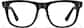 Front view of Lentes cuadrados P638821 in Negro thumbnail