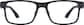 Front view without clip-on of Rectangle Magnetic Clip-On Glasses  P640621 in Black thumbnail