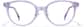 Front view of Round Glasses P662817 in Transparent Lavender thumbnail