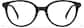 Front view of Round Glasses P662821 in Black thumbnail