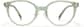 Front view of Round Glasses P662824 in Green thumbnail