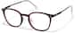 Angle view of Round Glasses P727017 in Purple thumbnail
