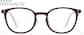Front view of Round Glasses P727017 in Purple thumbnail