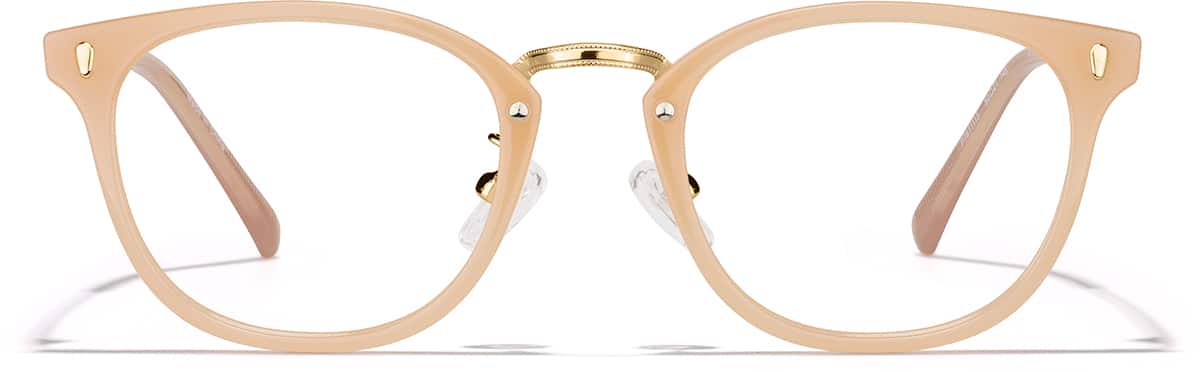 Cream Square Glasses #P7811115 | Zenni Optical Canada