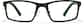 Front view of Kids Rectangle Glasses  P7812724 in Black/Green  thumbnail