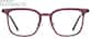 Front view of Lentes cuadrados P7816817 in Morado thumbnail