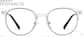 Front view of Round Glasses P7818623 in Clear thumbnail