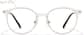Front view of Stone Cold Glasses P7827014 in Doré thumbnail