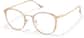 Angle view of Round Glasses P7830033 in Cream thumbnail