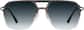 Image of Mixed Material Aviator Glasses  thumbnail