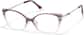 Angle view of Cat-eye Glasses P7831217 in Ombre Purple  thumbnail