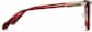 Side view of Cat-Eye Glasses P7831818 in Red thumbnail