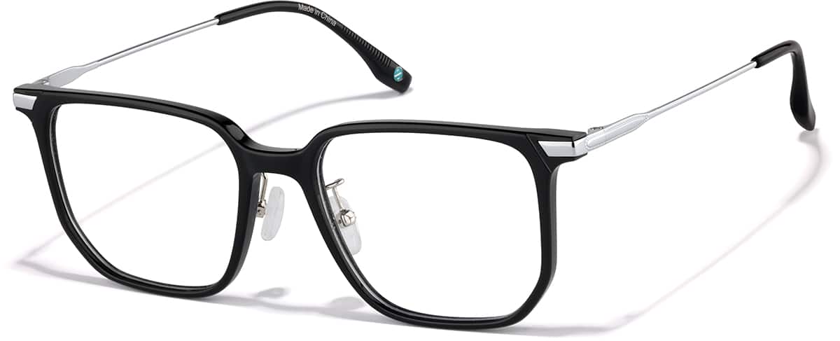 Black Square Glasses #P7834921 | Zenni Optical