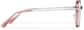 Side view of Lightweight Square Glasses  P7837719 in Pink thumbnail