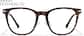 Front view of Square Glasses P7839625 in Tortoiseshell thumbnail