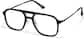 Angle view of Aviator Glasses  P7840821 in Black thumbnail