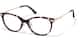 Angle view of Lentes estilo ojo de gato P7841619 in Carey rosa thumbnail