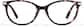 Front view of Lentes estilo ojo de gato P7841619 in Carey rosa thumbnail