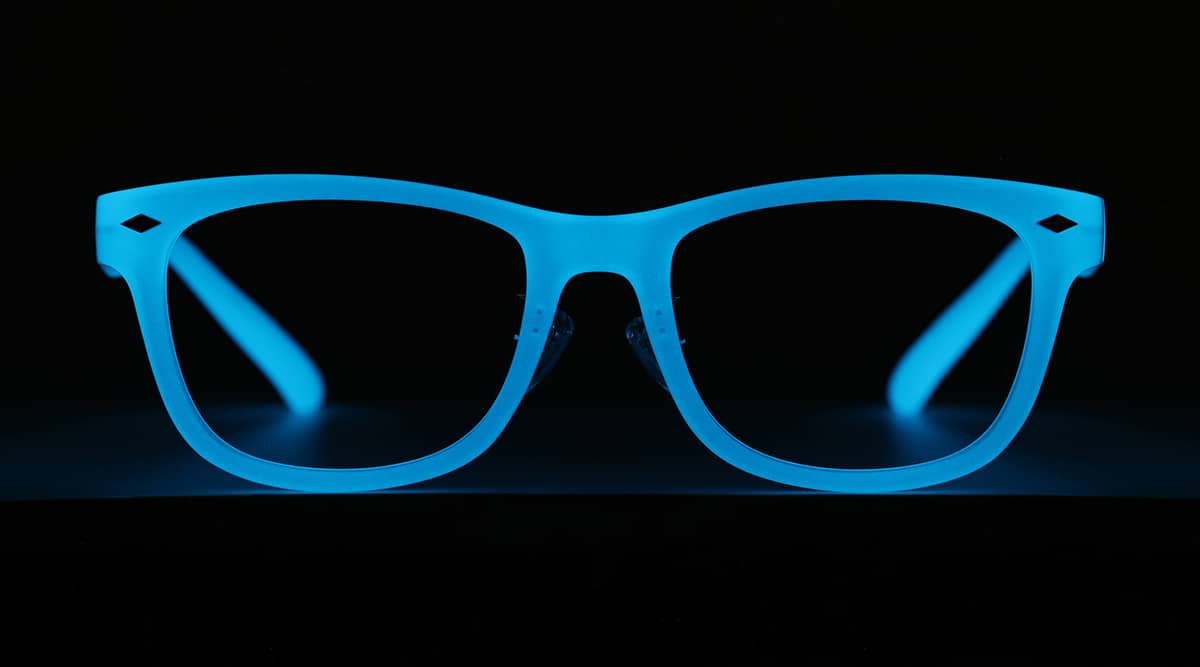 Image of Glow-in-the-Dark Rectangle Glasses