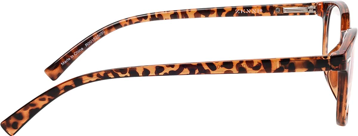 Side view of Oval Reading Glasses R001525050 in Tortoiseshell