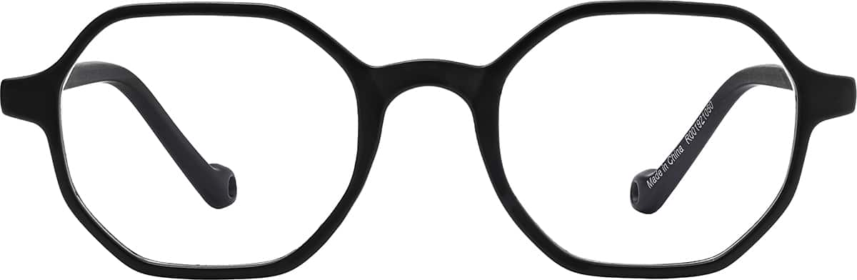 Front view of Geometric Reading Glasses R001921050 in Black