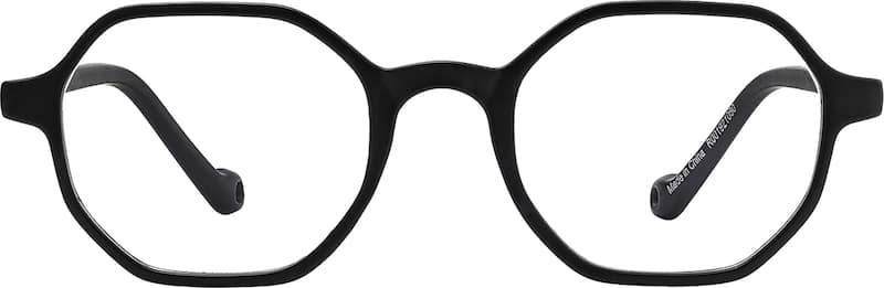 Black Geometric Reading Glasses