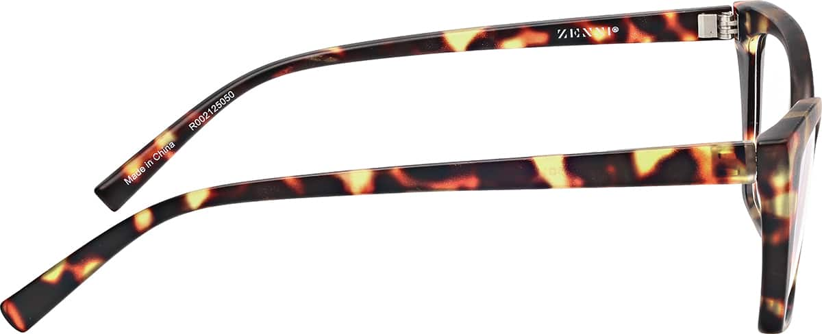 Side view of Cat-Eye Reading Glasses R002125050 in Tortoiseshell