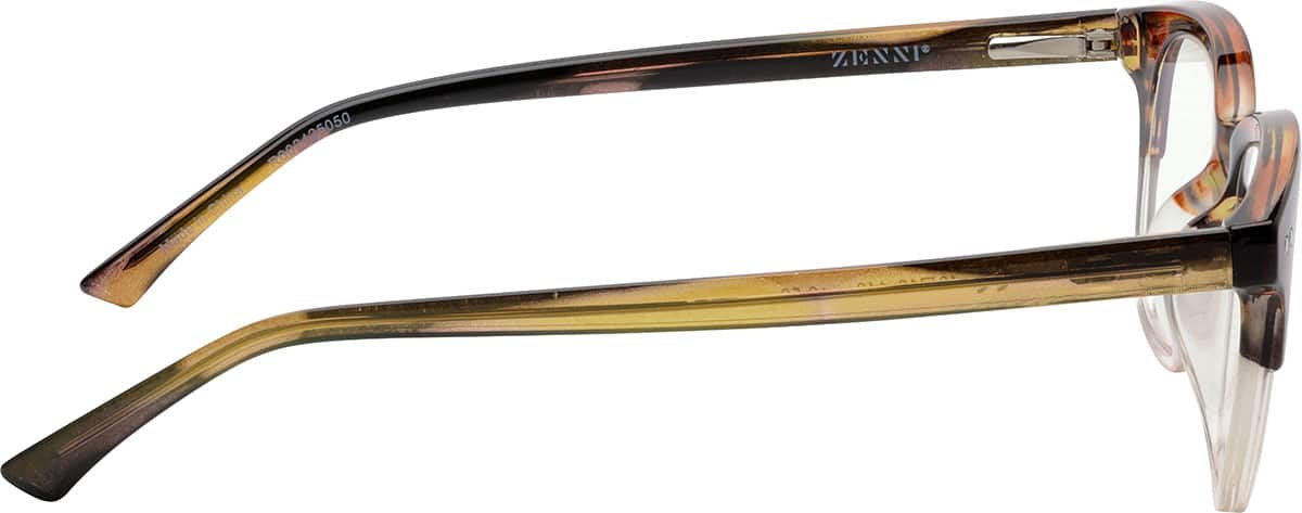 Side view of Square Readers R002425050 in Tortoiseshell