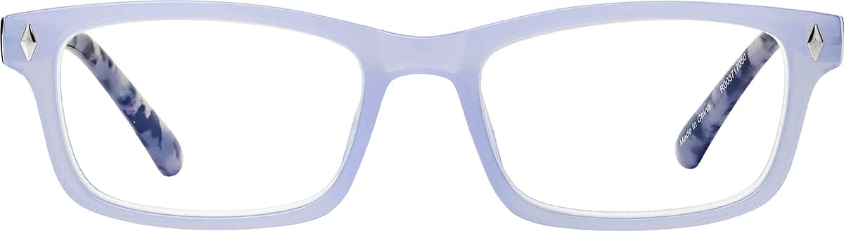 Front view of Rectangle Readers R003717050 in Purple