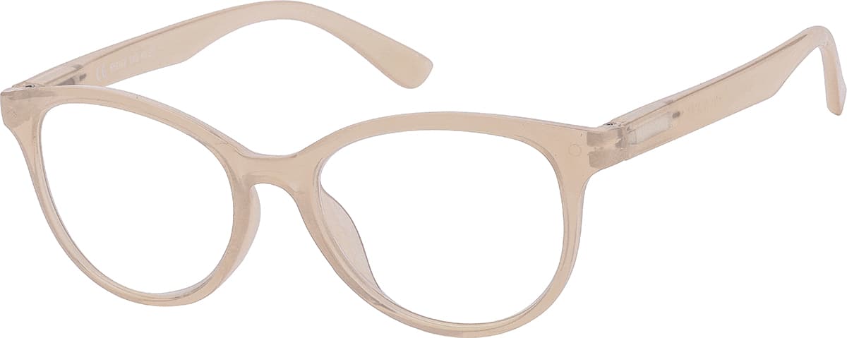 Angle view of Cat-Eye Readers R003819050 in Pink