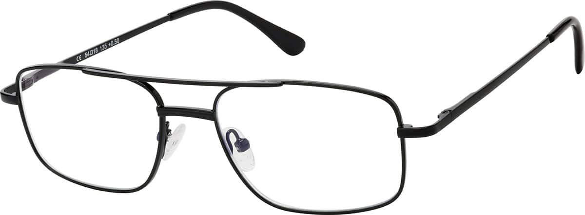 Angle view of Aviator Reader R006021050 in Black