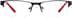 Rectangle Reading Glasses R006221050 in Black