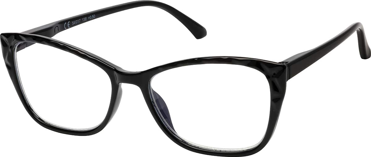 Angle view of Cat-Eye Reader R007121075 in Black