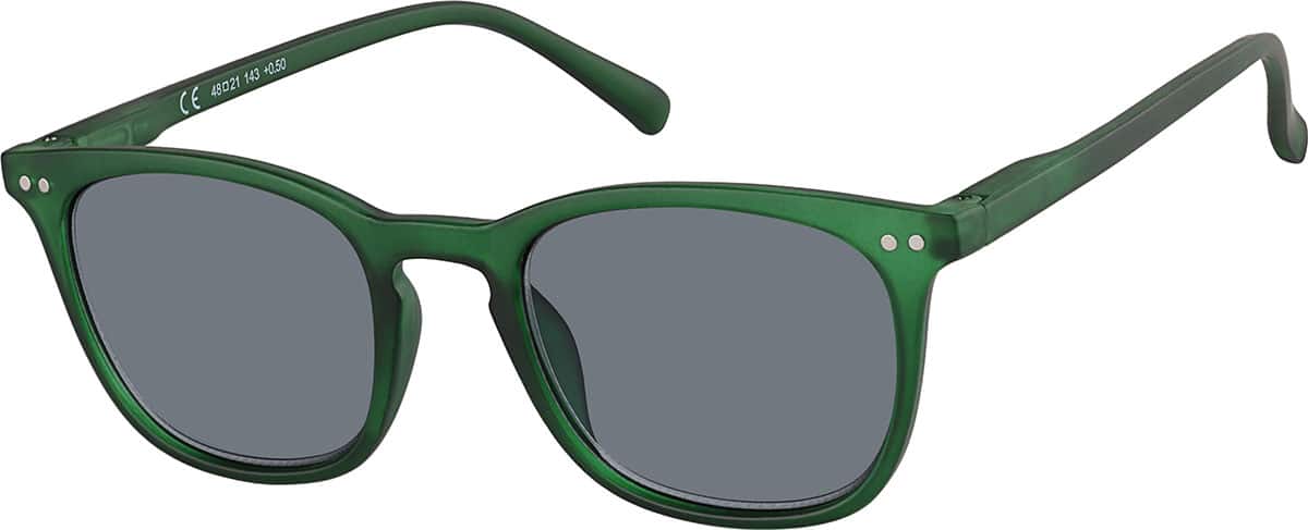 Green Rectangle Readers #RS000324200 | Zenni Optical Canada