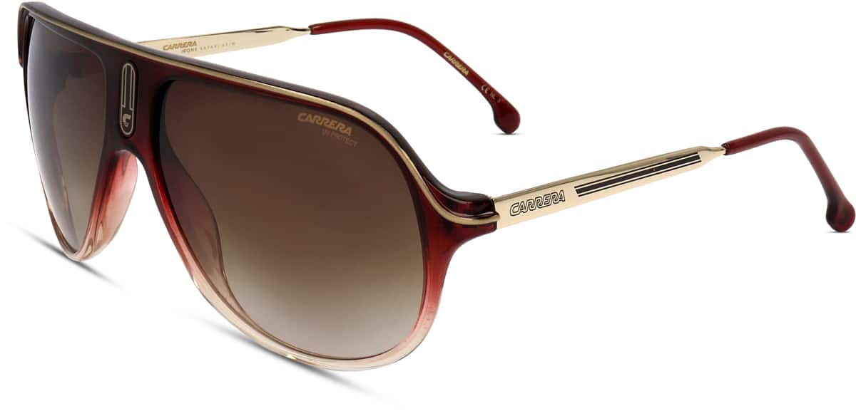 Angle view of Carrera SAFARI65 SAFARI6539 in Gradient Burgundy