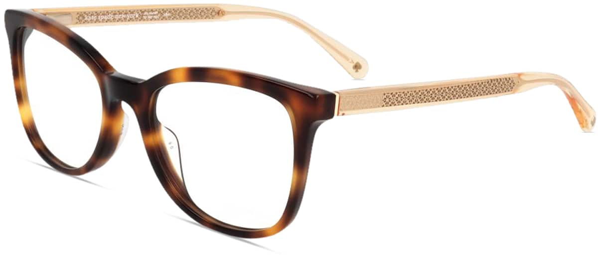 Angle view of Kate Spade SARIYAH SARIYAH25 in Tortoiseshell