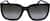 Front view of Ferragamo SF1018S SF1018S21 in Black thumbnail