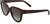 Angle view of Ferragamo SF1066S SF1066S18 in Dark Crystal Brown thumbnail