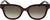 Front view of Ferragamo SF1066S SF1066S18 in Dark Crystal Brown thumbnail